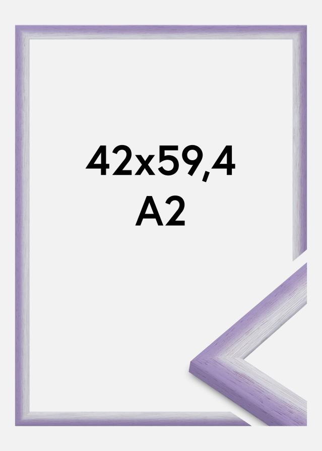 Raam Cornwall Akrüülklaas Hele lilla 42x59.4 cm (A2)