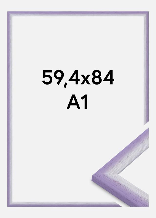 Raam Cornwall Akrüülklaas Hele lilla 59,4x84,1 cm (A1)