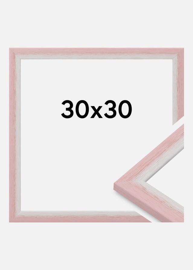 Raam Cornwall Akrüülklaas Roosa 30x30 cm