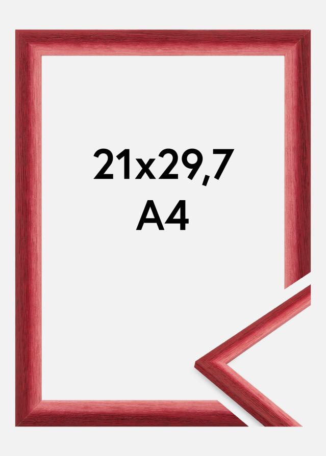 Raam Cornwall Akrüülklaas Tumepunane 21x29,7 cm (A4)