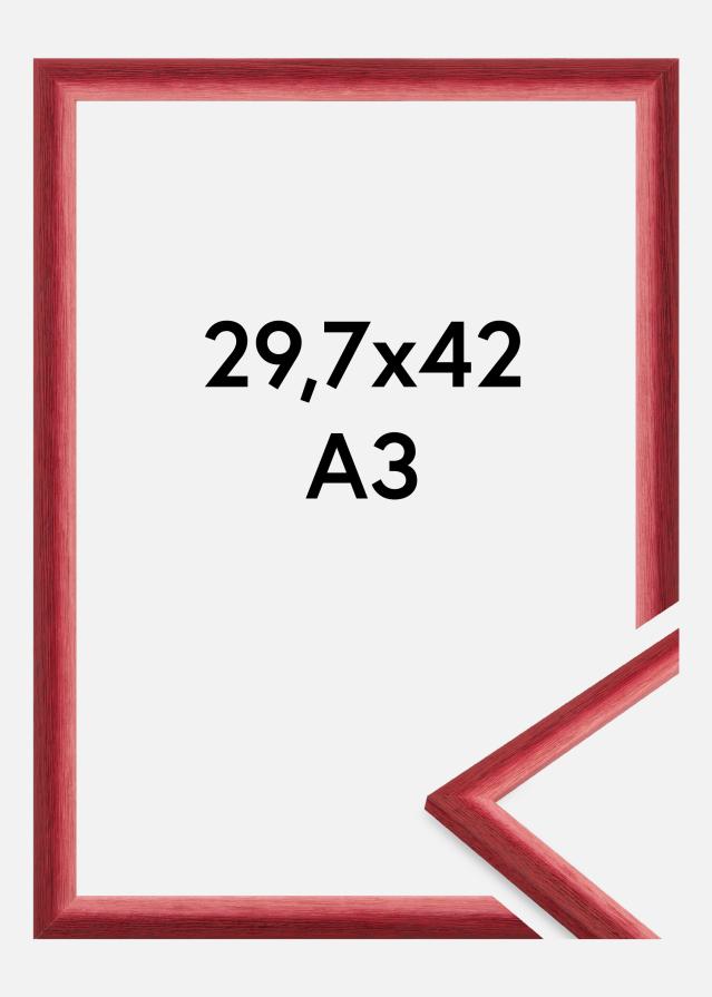 Raam Cornwall Akrüülklaas Tumedapunane 29,7x42 cm (A3)