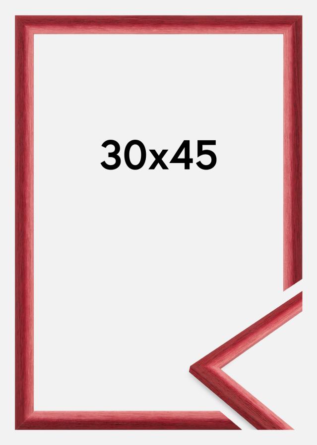 Raam Cornwall Akrüülklaas Tumepunane 30x45 cm