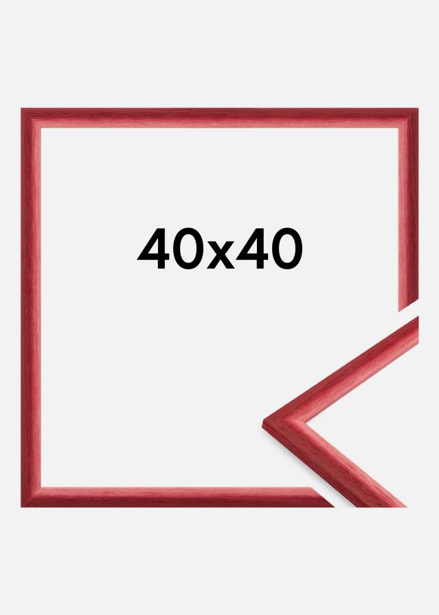 Raam Cornwall Akrüülklaas Tumepunane 40x40 cm