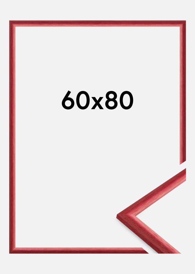 Raam Cornwall Akrüülklaas Tumepunane 60x80 cm