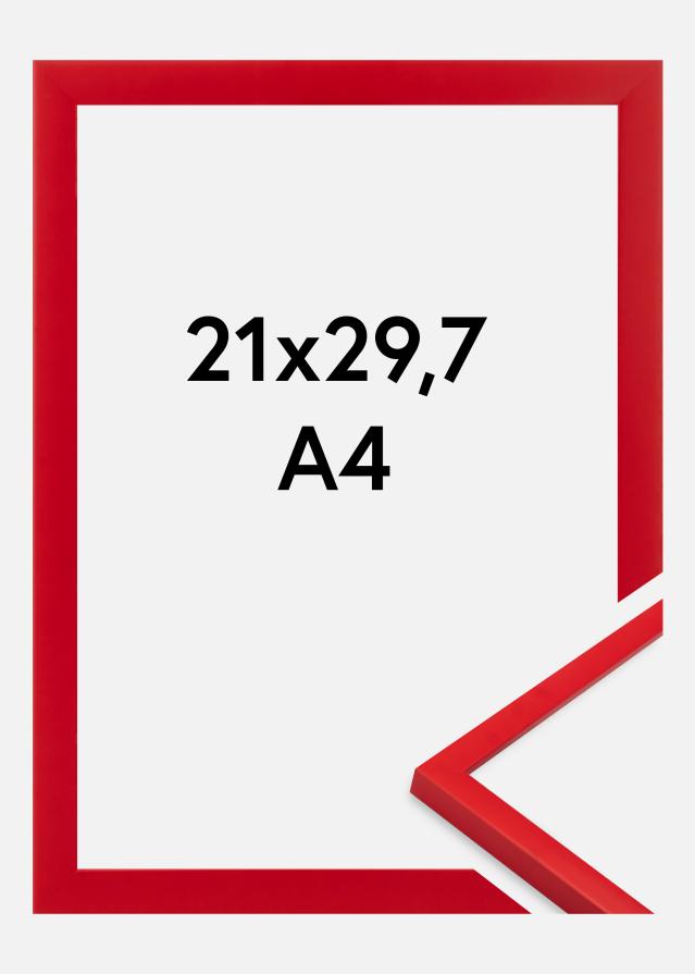 Raam Kent Akrüülklaas Punane 21x29,7 cm (A4)