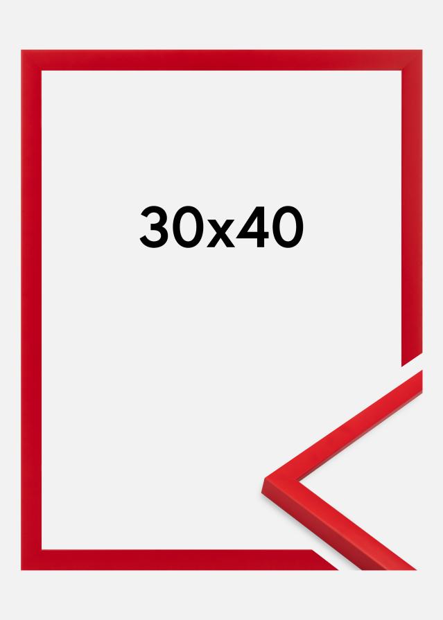 Raam Kent Akrüülklaas Punane 30x40 cm