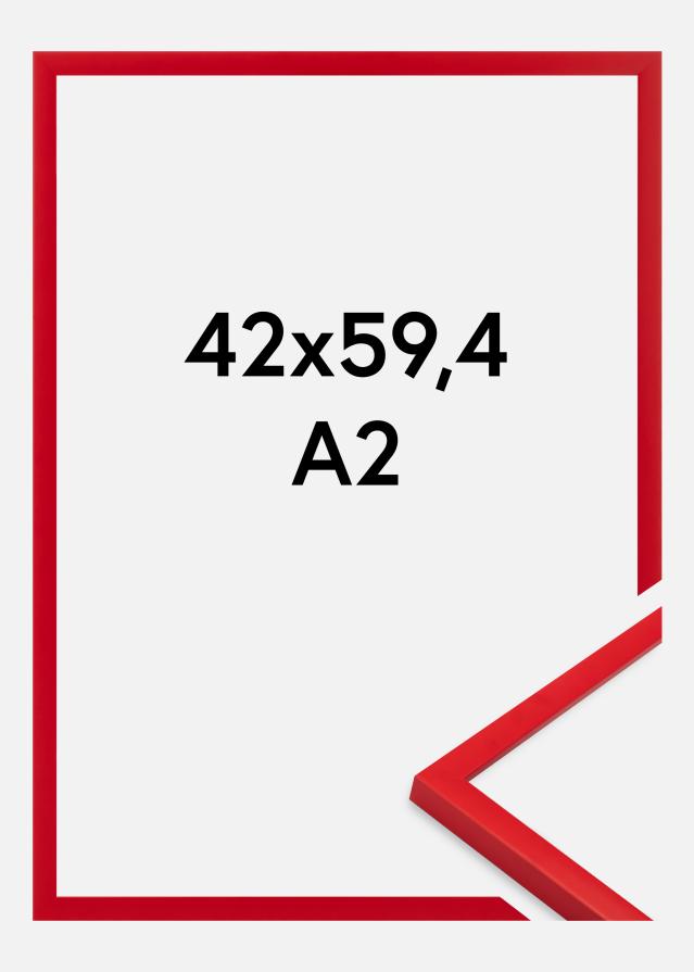 Raam Kent Akrüülklaas Punane 42x59.4 cm (A2)