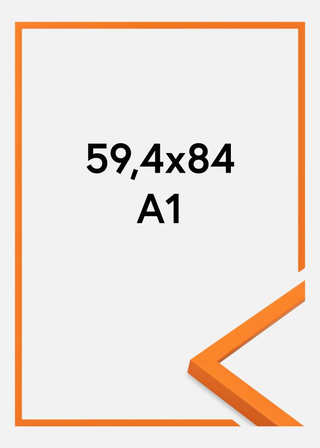 Raam Kent Akrüülklaas Oranž 59.4x84 cm (A1)