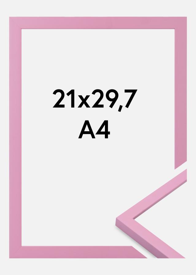 Raam Kent Akrüülklaas Roosa 21x29.7 cm (A4)