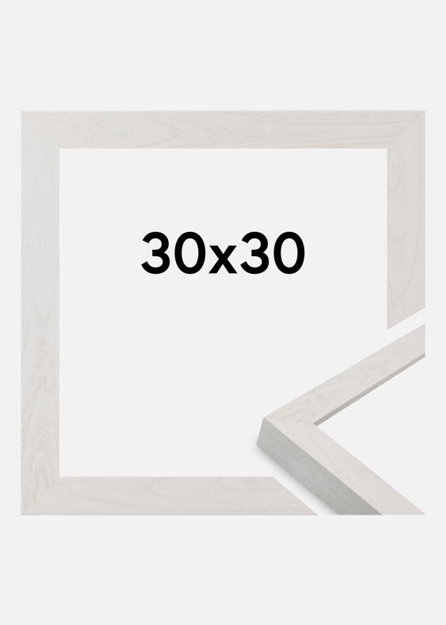 Raam Wells Akrüülklaas Valge 30x30 cm