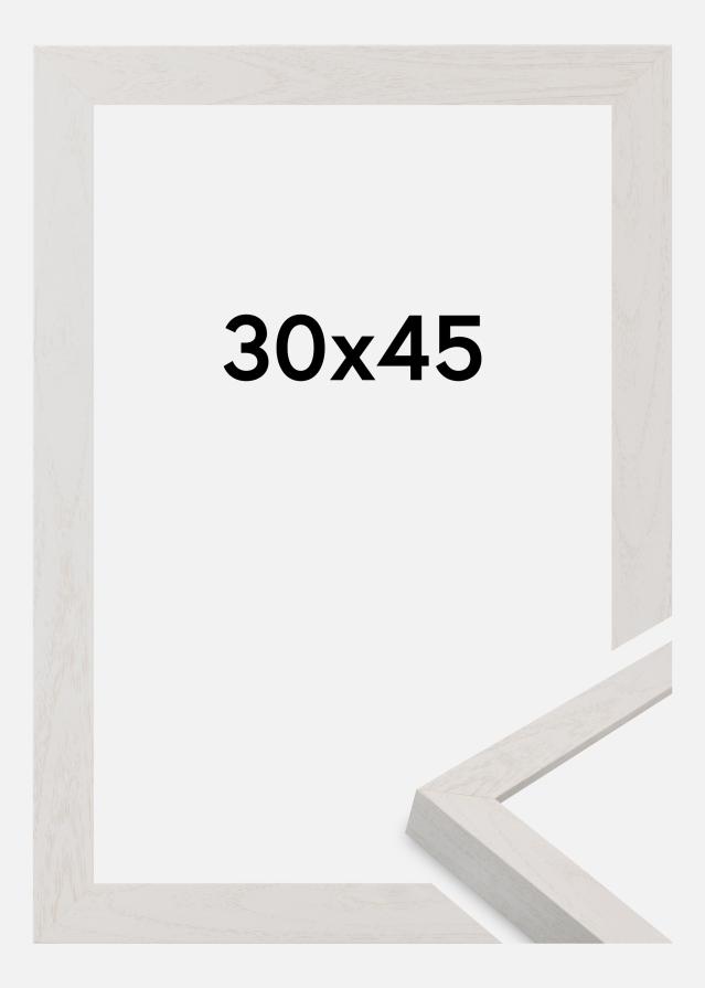 Raam Wells Akrüülklaas Valge 30x45 cm