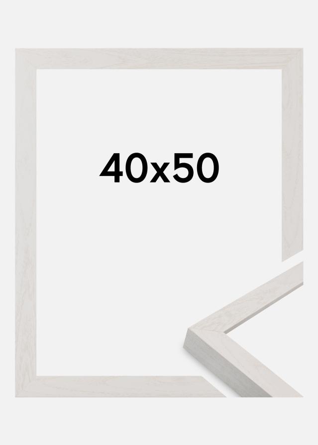 Raam Wells Akrüülklaas Valge 40x50 cm