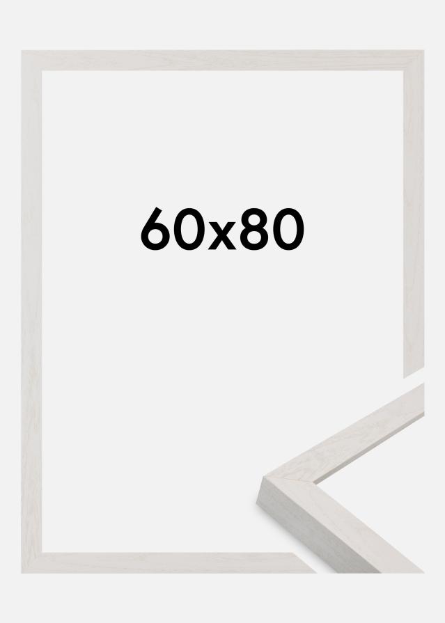 Raam Wells Akrüülklaas Valge 60x80 cm