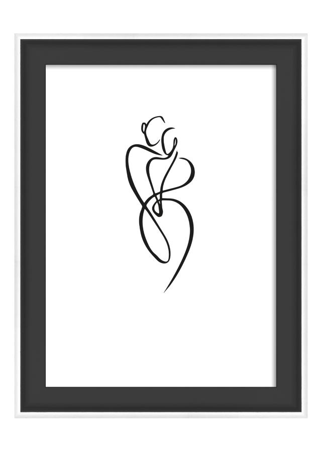 Raam Silhouette Must 10x15 cm