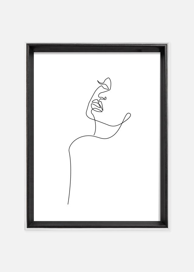 Raam Silhouette Must 18x24 cm