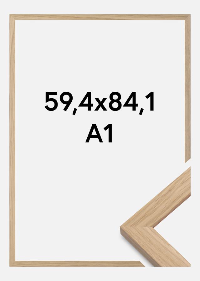 Raam Oak Wood Akruulklaas 59,4x84,1 cm (A1)