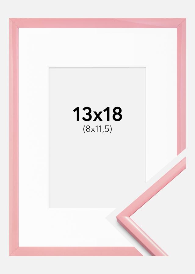 Raam New Lifestyle Roosa 13x18 cm - paspartuu Valge 9x12 cm