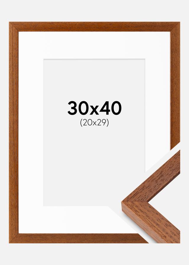 Raam Hermes Raamat 30x40 cm - paspartuu Valge 21x30 cm