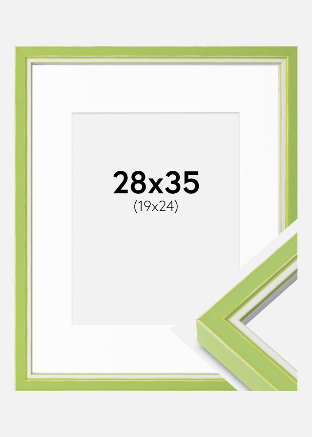 Raam Diana Heleroheline 28x35 cm - paspartuu Valge 20x25 cm