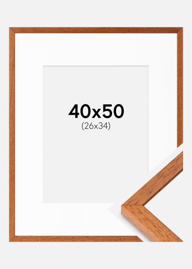 Raam Ares Kirss 40x50 cm - paspartuu Valge 27x35 cm