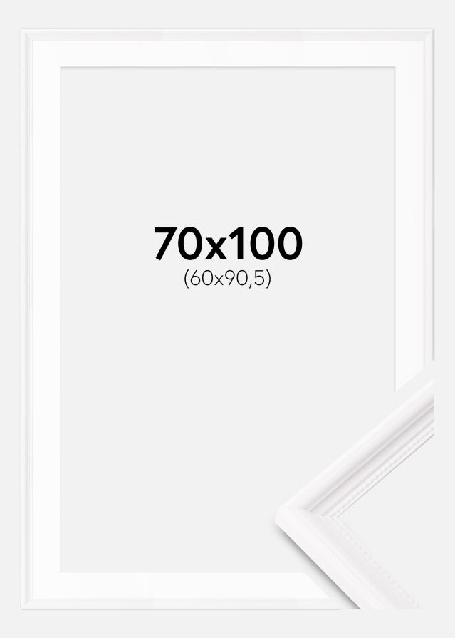 Raam Gala valge 70x100 cm - paspartuu valge 61x91,5 cm