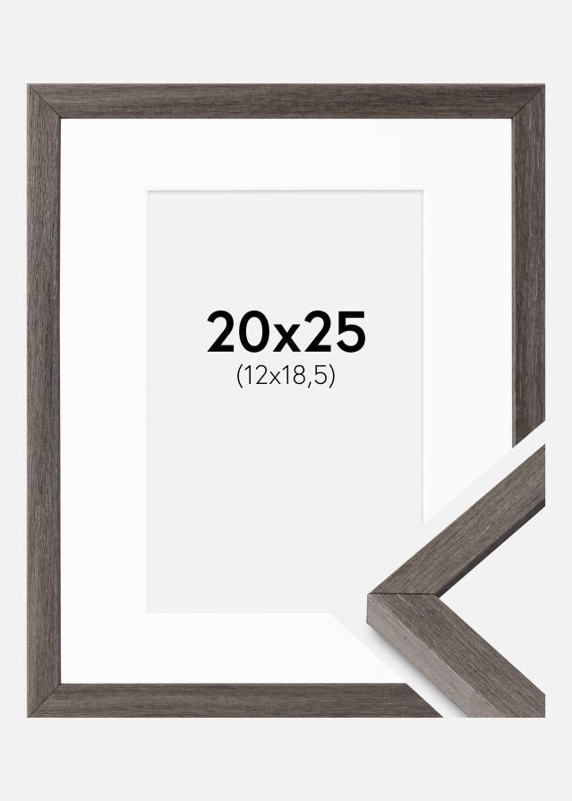 Raam Ares Hall tamm 20x25 cm - paspartuu Valge 13x19,5 cm