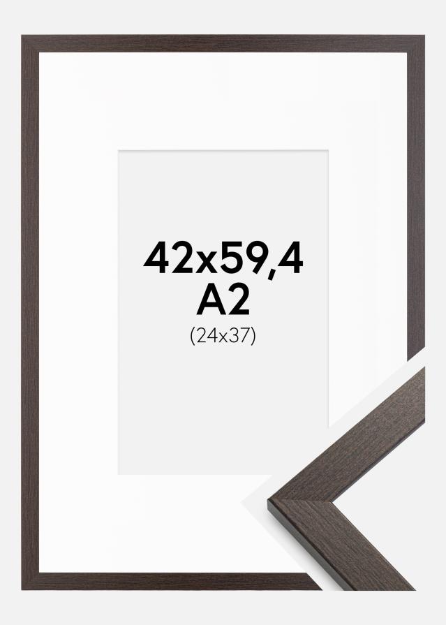 Raam Stilren Wenge 42x59,4 cm - paspartuu Valge 25x38 cm