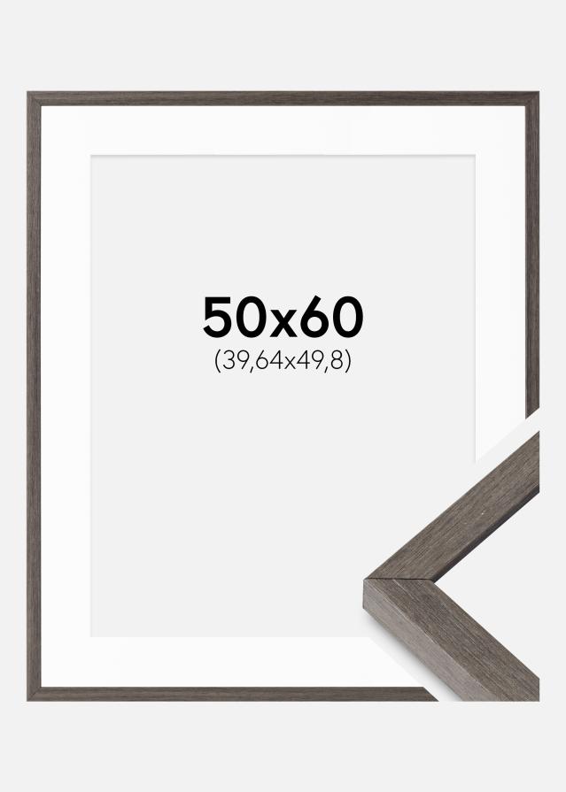 Raam Ares hall tamm 50x60 cm - paspartuu valge 16x20 tolli