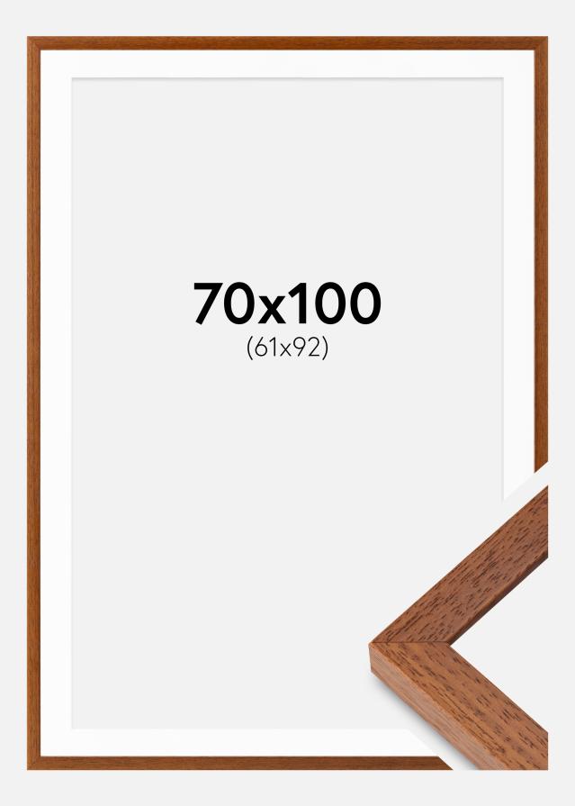 Raam Hermes Raamat 70x100 cm - paspartuu Valge 62x93 cm