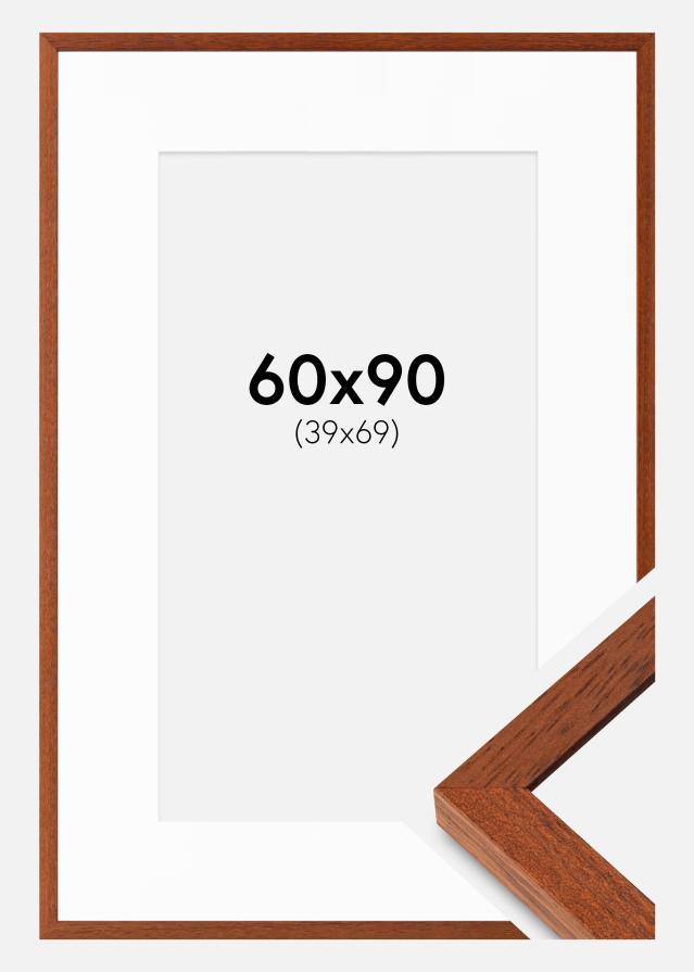 Raam Hermes Kirss 60x90 cm - paspartuu Valge 40x70 cm