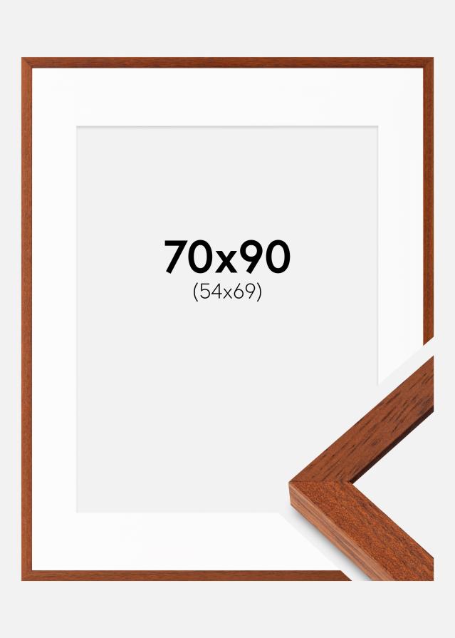 Raam Hermes Kirss 70x90 cm - paspartuu Valge 55x70 cm