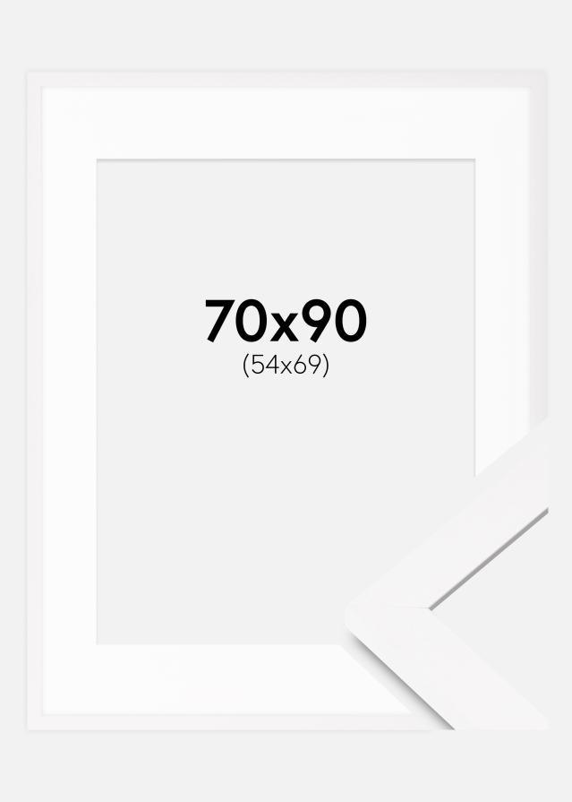 Raam BGA Classic Valge 70x90 cm - paspartuu Valge 55x70 cm