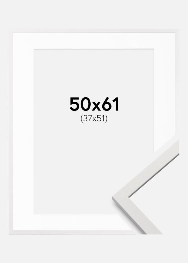 Raam Edsbyn Valge 50x61 cm - paspartuu valge 38x52 cm