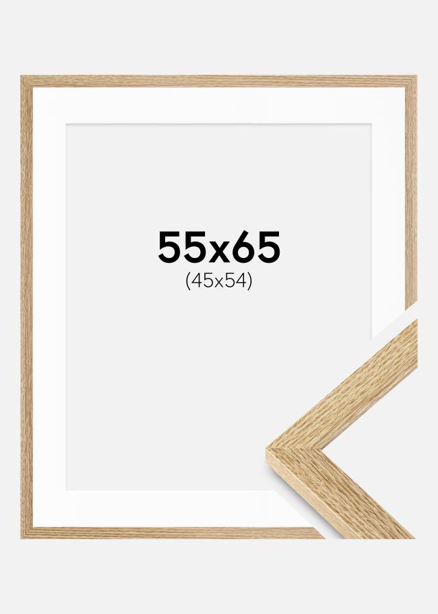 Raam Selection Tamm 55x65 cm - paspartuu Valge 46x55 cm