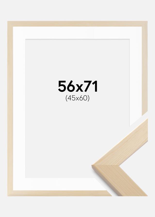 Raam Trendline Loodus 56x71 cm - paspartuu Valge 46x61 cm