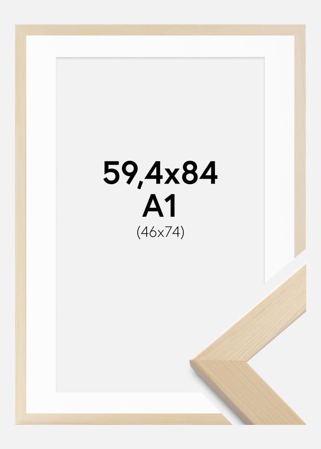 Raam Trendline Loodus 59,4x84 cm - paspartuu Valge 47x75 cm