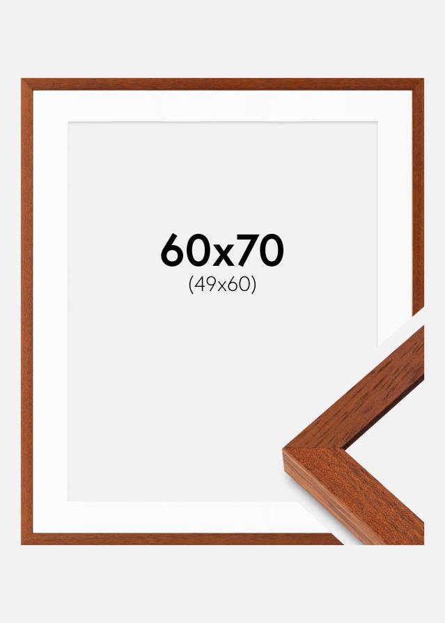 Raam Hermes Kirss 60x70 cm - paspartuu Valge 50x61 cm