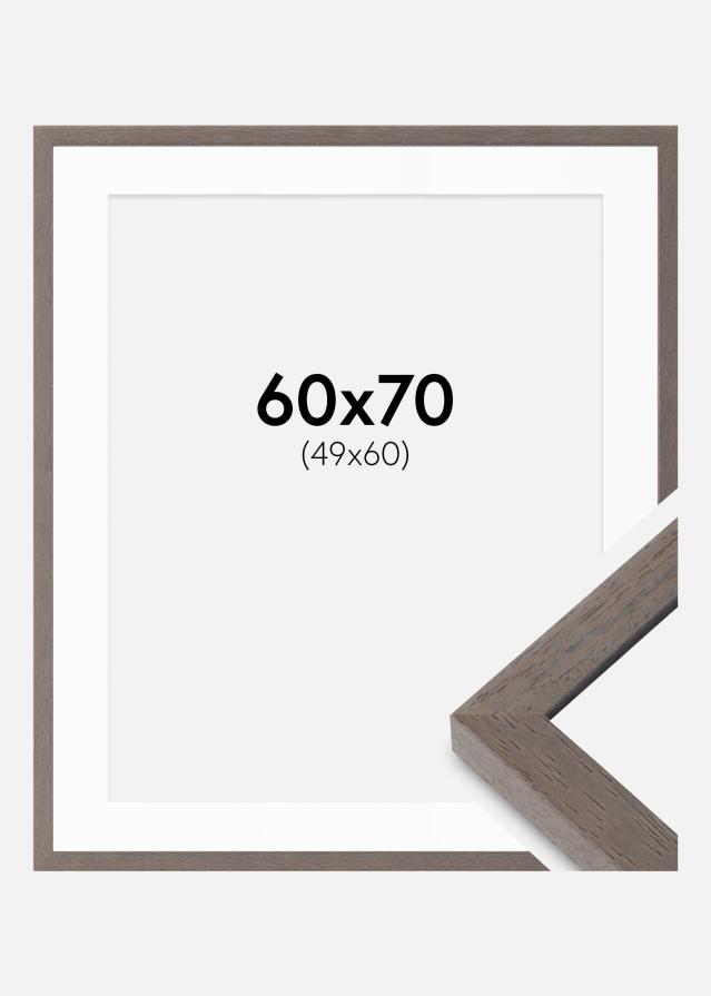 Raam Hermes Hall 60x70 cm - paspartuu Valge 50x61 cm