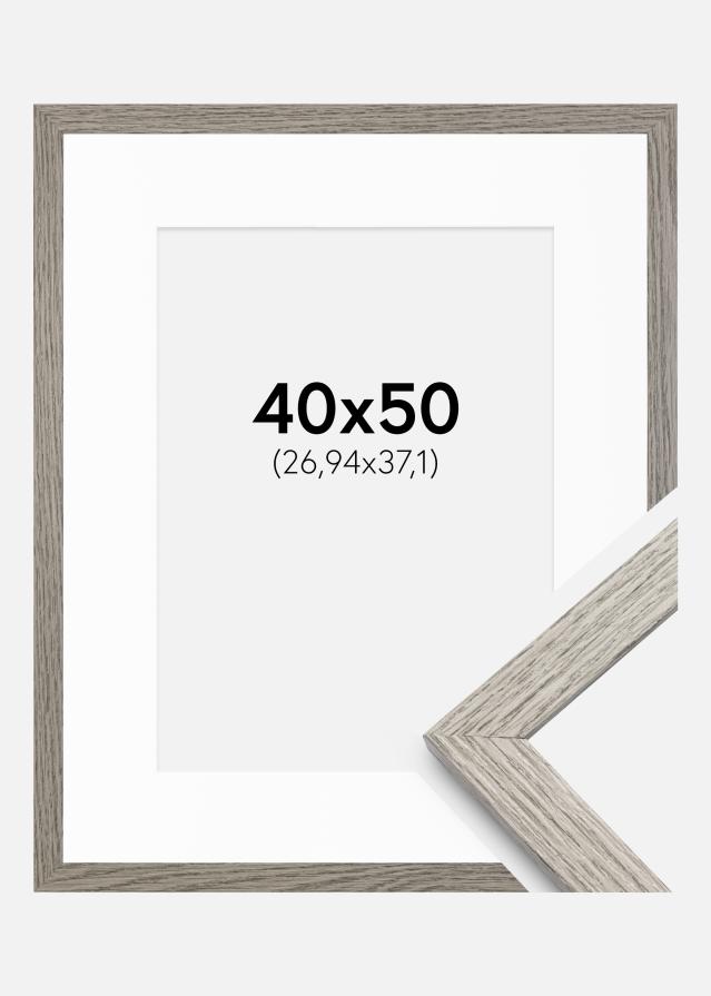 Raam Stilren hall tamm 40x50 cm - paspartuu valge 11x15 tolli