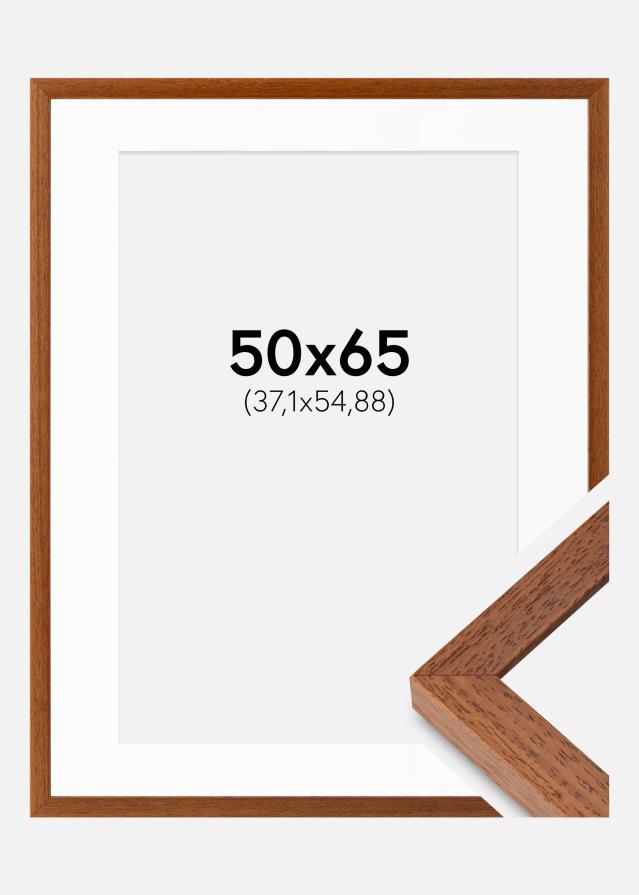 Raam Hermes Raamat 50x65 cm - paspartuu valge 15x22 tolli