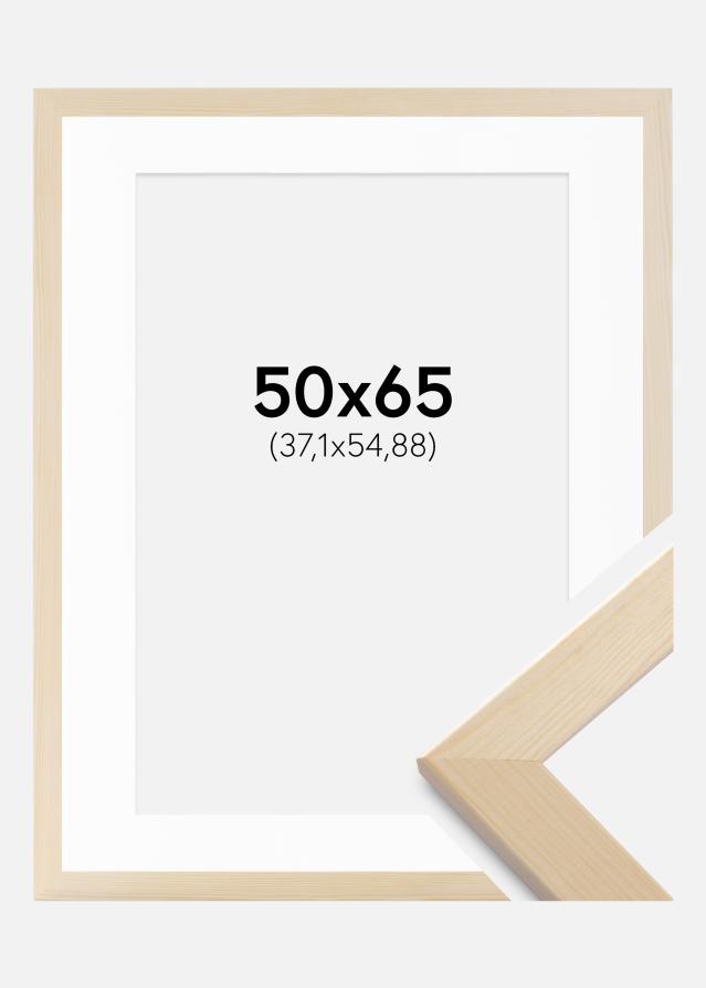 Raam Trendline Loodus 50x65 cm– paspartuu Valge 15x22 tolli