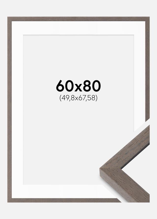 Raam Hermes Hall 60x80 cm - paspartuu valge 20x27 tolli