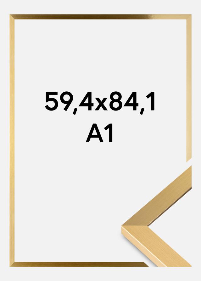 Raam Selection Akruulklaas kuldne 59,4x84,1 cm (A1)
