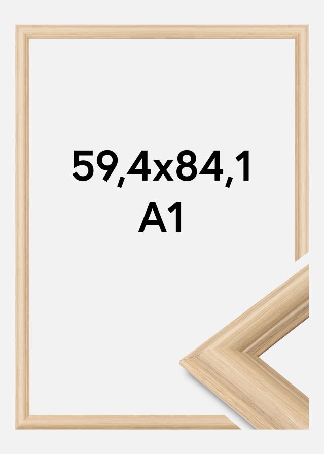 Raam Västkusten Akruulklaas tamm 59,4x84,1 cm (A1)