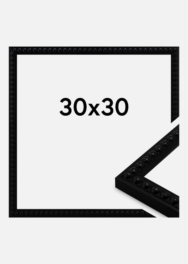 Raam Perla Akrüülklaas Must 30x30 cm