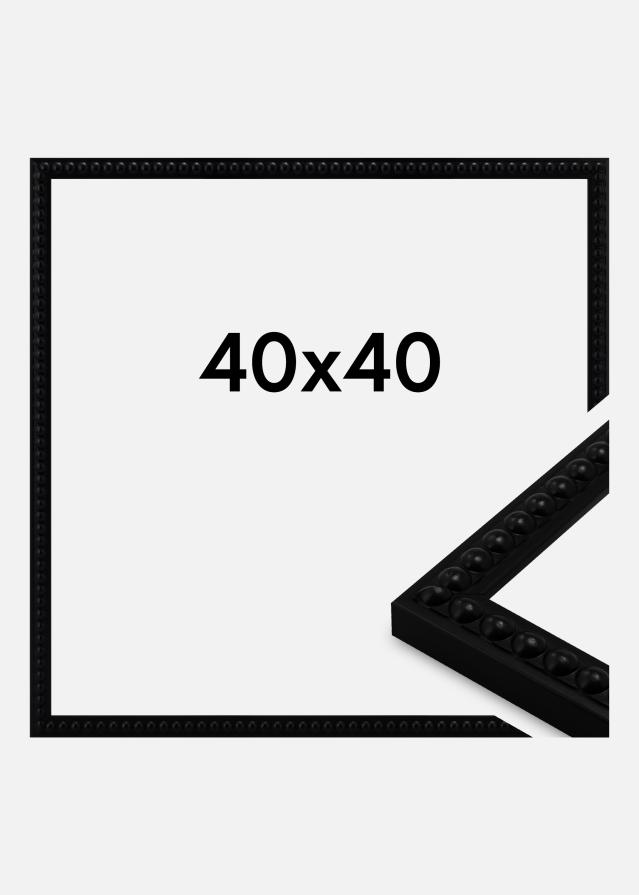 Raam Perla Akrüülklaas Must 40x40 cm