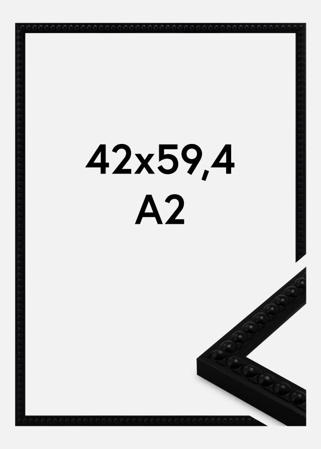 Raam Perla Akrüülklaas Must 42x59.4 cm (A2)