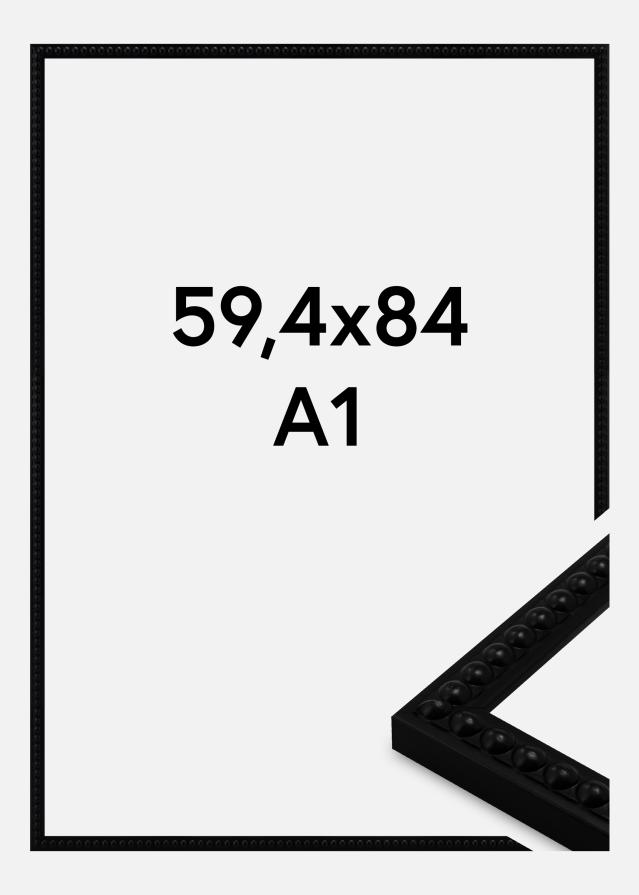 Raam Perla Akrüülklaas Must 59.4x84 cm (A1)