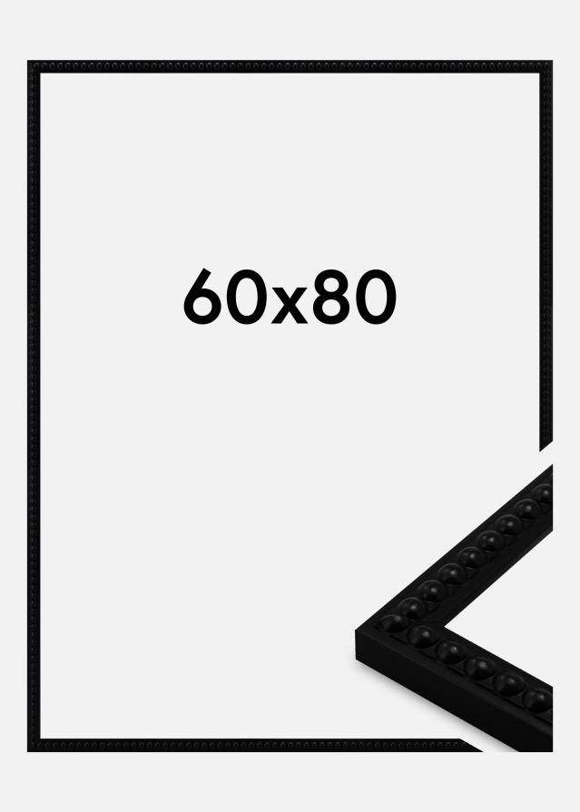 Raam Perla Akrüülklaas Must 60x80 cm