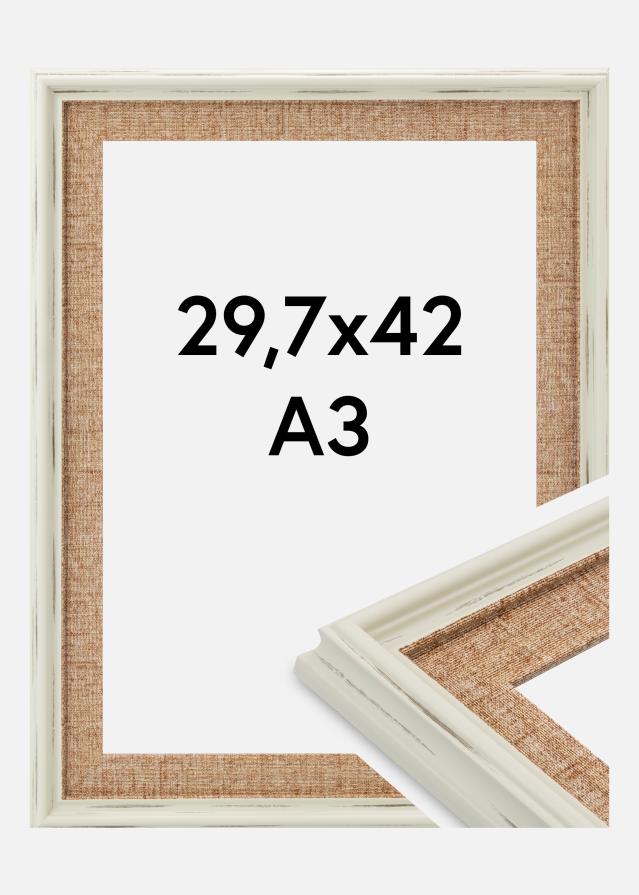 Raam Sandweave Akrüülklaas Valge 29.7x42 cm (A3)